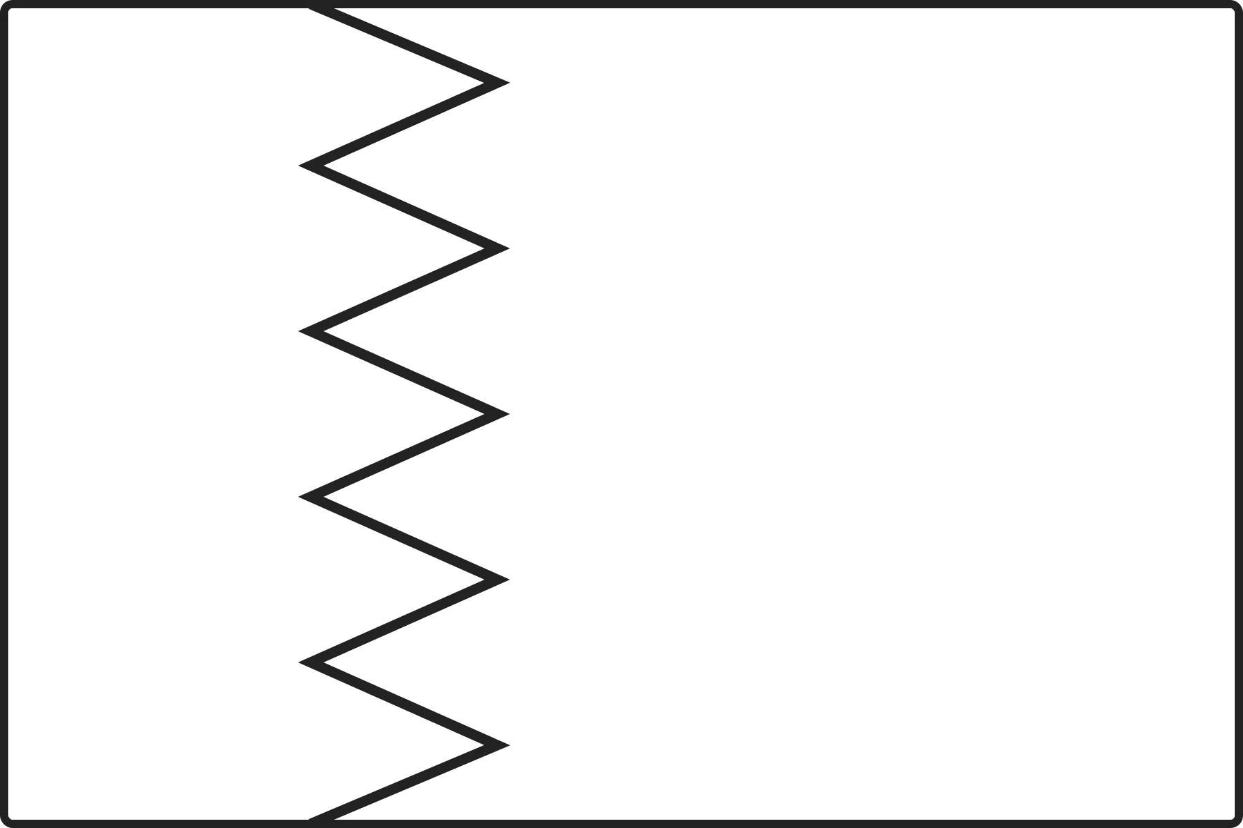 Free printable Bahrain flag colouring page outline
