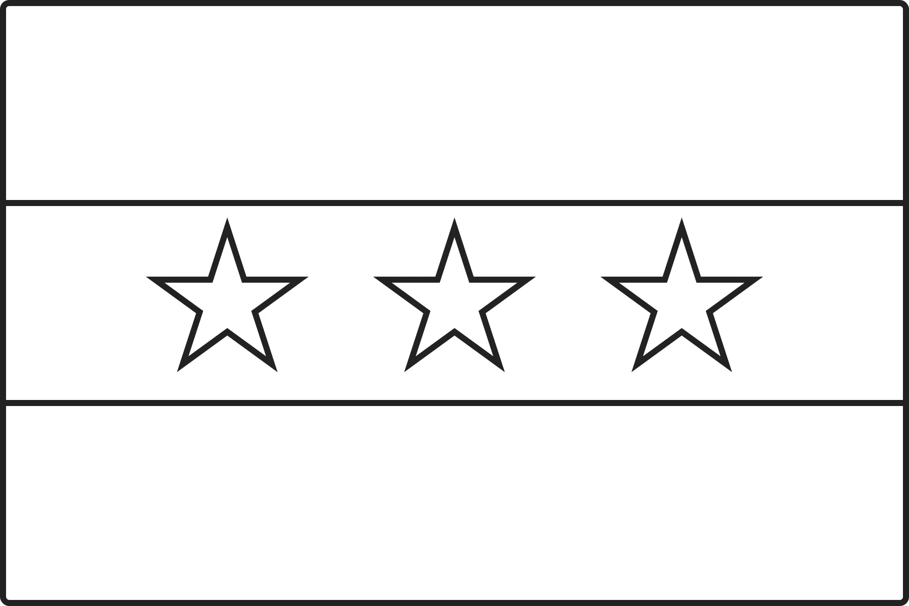 Free printable Syria flag colouring page outline